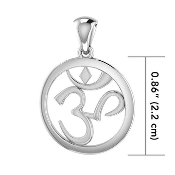 Om Symbol Silver Pendant TPD3848 - Jewelry